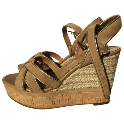 Pre-owned Ash Sandals In Beige