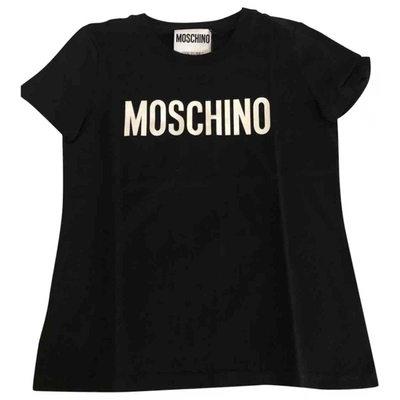 Pre-owned Moschino Black Cotton Top