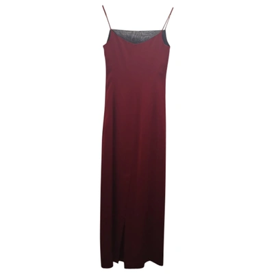 Pre-owned Kenzo Maxi Dress In Red