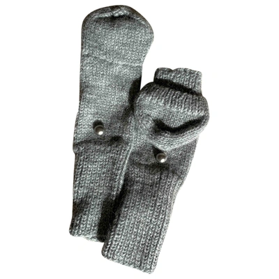 Pre-owned Eugenia Kim Wool Mittens In Grey