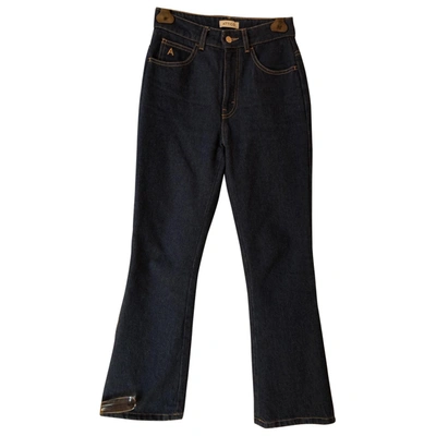Pre-owned Attico Blue Denim - Jeans Jeans