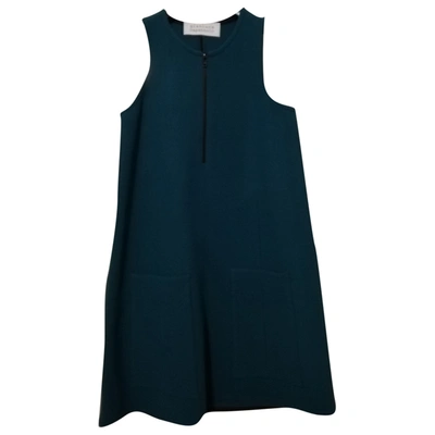 Pre-owned Gianluca Capannolo Wool Mid-length Dress In Green