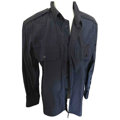 Pre-owned Ralph Lauren Silk Jacket In Blue