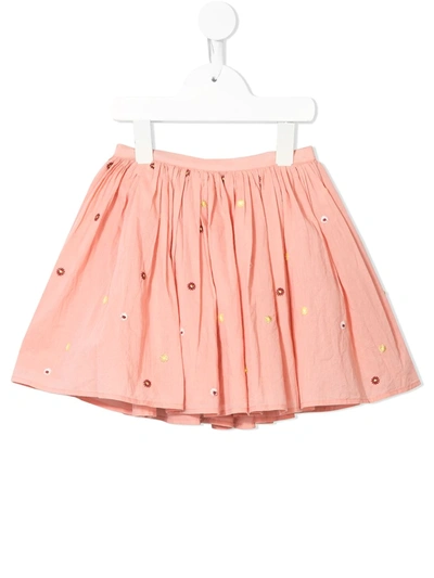 Velveteen Kids' Jemima Floral Tutu Skirt In Pink