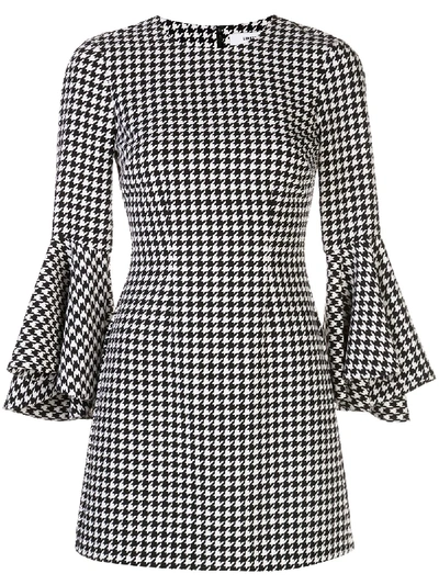 Likely Houndstooth-print Mini Dress