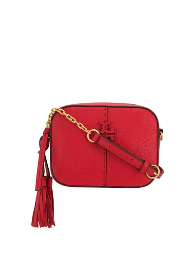 Tory Burch Mcgraw Camera Bag In Red