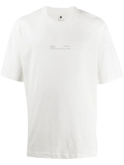 Oamc Dream Logic Graphic T-shirt In White