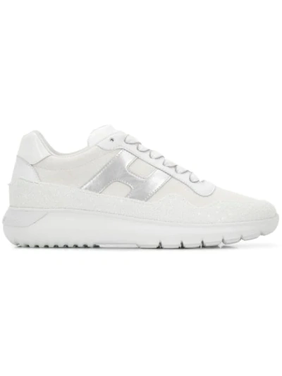 Hogan H371 Interactive Mid Sneakers In White