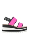 Stella Mccartney Fabric Vaal Sandals In Rosa