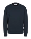 Department Five Logo Patch Sweatshirt In Dark Blue