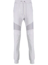 Balmain Straight-leg Track Pants In Grey