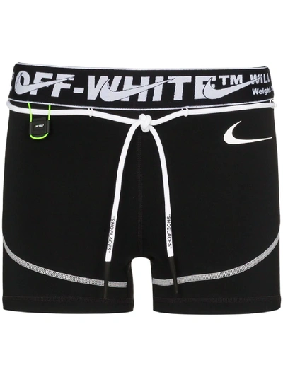 Nike X Off-white 'nrg Ru Pro' Laufshorts In Schwarz