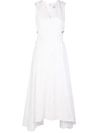 3.1 Phillip Lim / フィリップ リム Sleeveless V-neck Poplin Dress In White