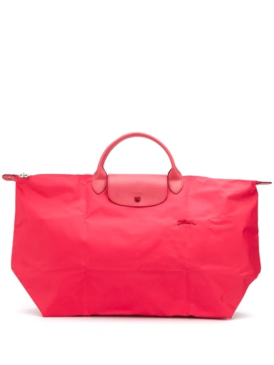 Longchamp Large Tote Bag In Pink