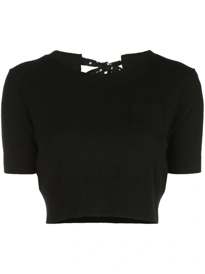 Altuzarra Tuileries Knit Top Black