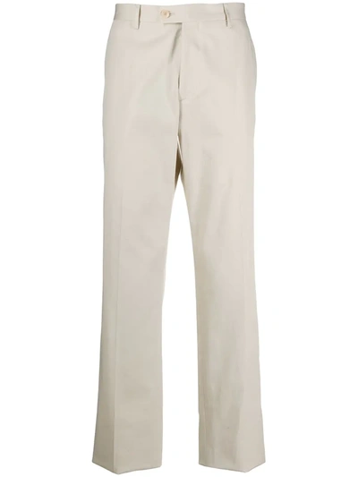 Etro Straight Leg Chinos In Neutrals