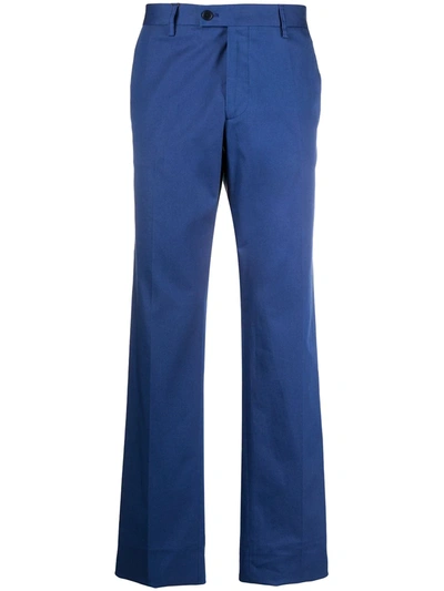 Etro Straight Leg Chinos In Blue