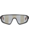 Fendi Botanical Shield Sunglasses In Grey