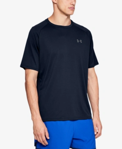 Under Armour Men's Tech Short Sleeve In Academy Graphite