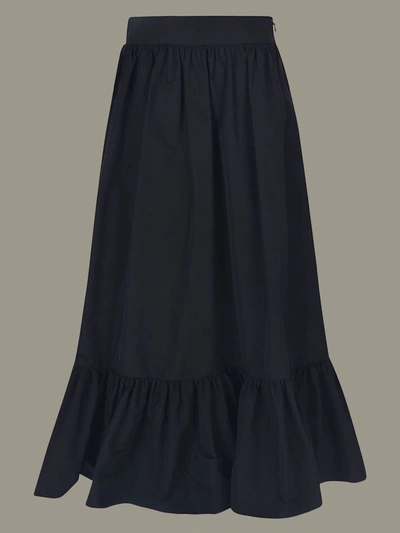 Valentino Flared Skirt In Black
