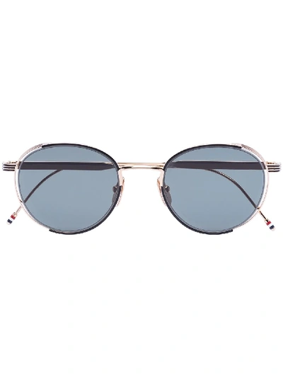 Thom Browne Sonnenbrille Mit Rundem Gestell