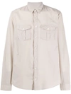 Zadig & Voltaire Long Sleeve Shirt In Neutrals