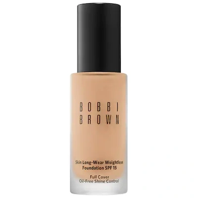 Bobbi Brown Skin Long-wear Weightless Liquid Foundation With Broad Spectrum Spf 15 Sunscreen, 1 oz In Golden Natural W058 (medium Beige With Golden Undertones)