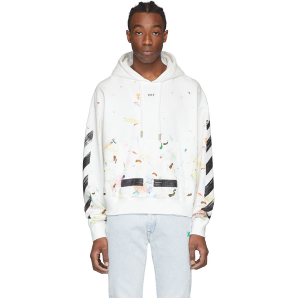 off white galaxy hoodie for sale