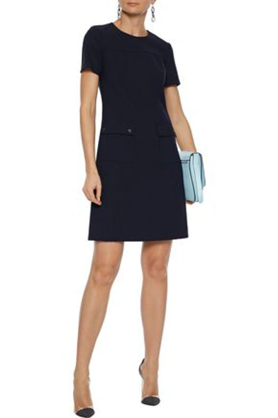 Elie Tahari Jaelynn Cady Mini Dress In Midnight Blue