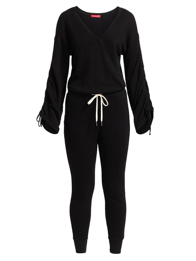 N:philanthropy Ketel Shirred Jumpsuit In Black