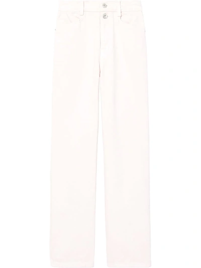 Proenza Schouler White Label Stovepipe Straight-leg Jeans In Pink