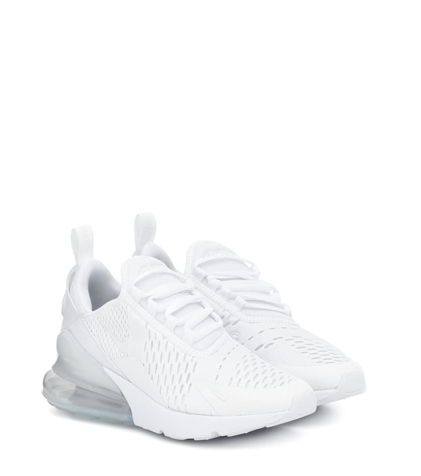 Nike Kids' Unisex Air Max 270 Casual Sneakers From Finish Line In  White/white/met Silver | ModeSens
