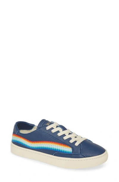 Soludos Rainbow Wave Sneaker In Blue