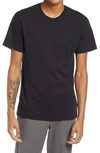 Alternative Fillmore Slub Organic Cotton T-shirt In True Black