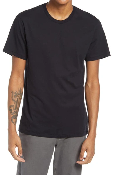 Alternative Fillmore Slub Organic Cotton T-shirt In True Black