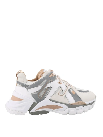 Ash Fl 02 Sneakers In White Tech/synthetic