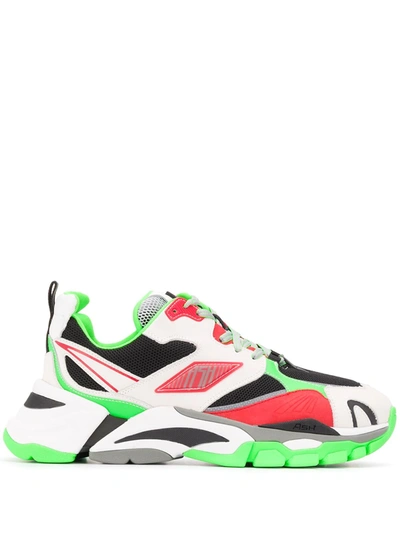 Ash Fresh 01 Trainers In Green Tech/synthetic