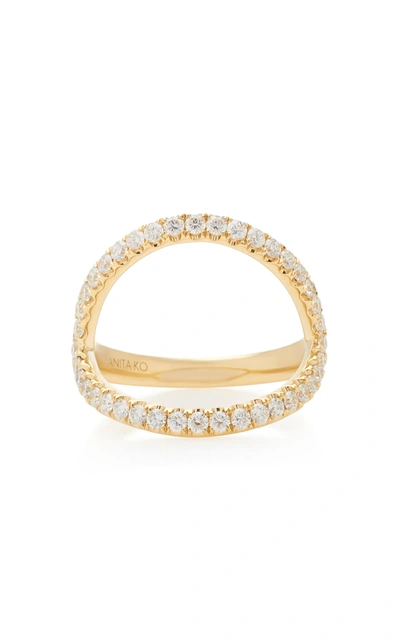 Anita Ko Arc 18k Gold Diamond Ring