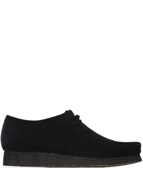 wallabee shoes black