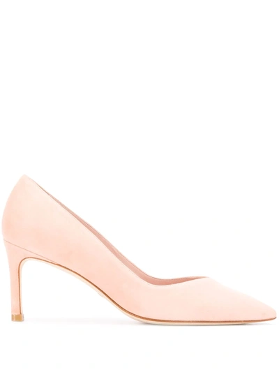 Stuart Weitzman Anny 70mm Pumps In Pink