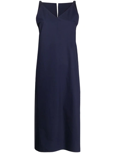 Sofie D'hoore Camisole Flared Midi Dress In Blue