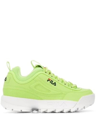 Fila Disruptor Low Top Sneakers In Green