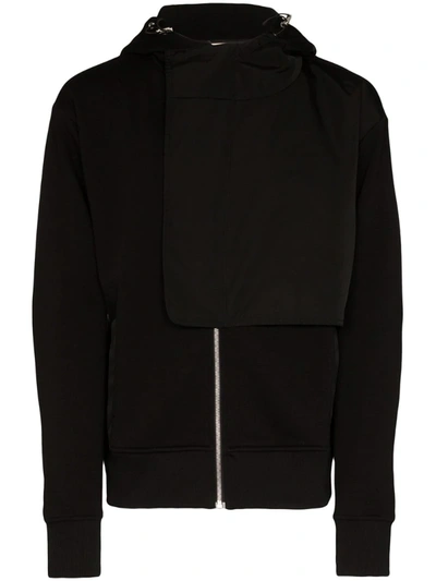 Alyx Storm Flap Hooded Cotton Jacket In Black