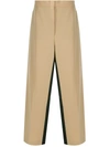Stella Mccartney Tracy Cropped Trousers In Neutrals