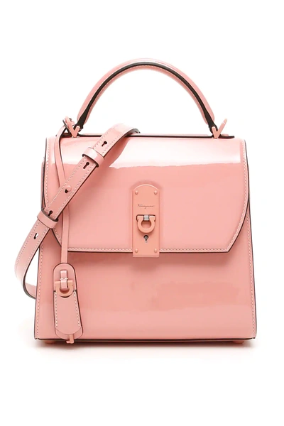 Ferragamo Boxy Bag In Pink