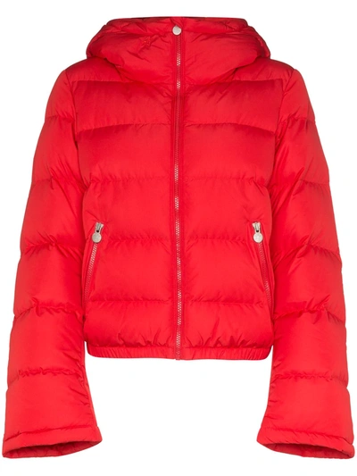 Perfect Moment Polar Flared Sleeve Jacket In Red
