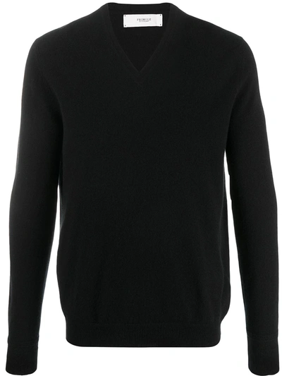 Pringle Of Scotland Cashmere Long-sleeve Jumper In Black