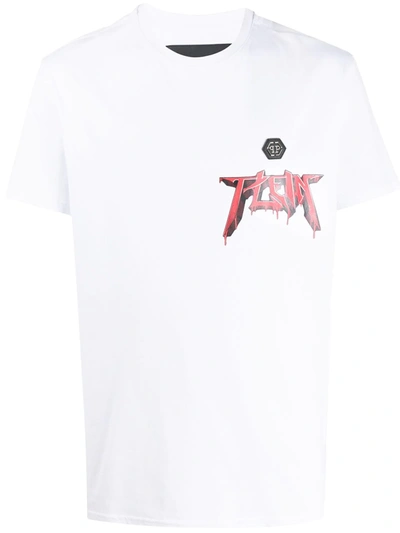 Philipp Plein Rock Pp Relaxed-fit T-shirt In White