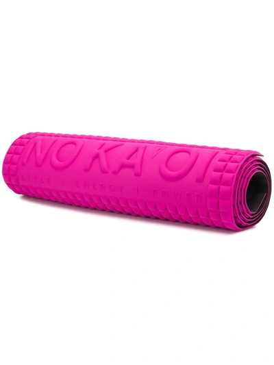No Ka'oi Logo Yoga Mat In Pink