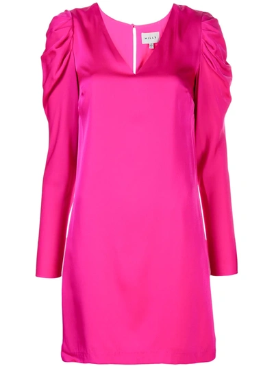Milly Janelle Mini Dress In Pink